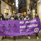 Nova marxa de Marea Lila de Lleida contra la violència masclista