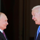 Vladímir Putin y Joe Biden en una imagen de archivo.