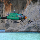 L’inici de les obres va ser al juliol i van requerir un helicòpter.