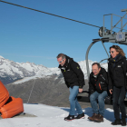 La consellera Àngels Chacón, ahir durant la visita a l’estació d’esquí de Boí Taüll.