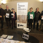 Presentació del IV Urban Sketchers de Catalunya, ahir a la Seu Vella.