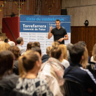 Sergi Grimau durant la conferència ‘Dejando huella’.