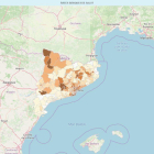 Mapa coronavirus àrees de Salut