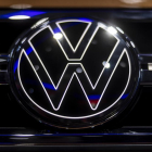 Logo del grupo automovilístico alemán Volkswagen.