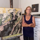 La artista alemana, afincada en Sant Llorenç de Montgai.