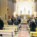 La primera misa en más de 3 años que acoge la iglesia de Algerri. 