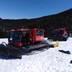 Les màquines que pugen els esquiadors fins a la cota 2.000 a l’estació d’Espot.