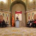 Laura Borràs va presidir l’acte de commemoració que es va celebrar al Parlament de Catalunya.