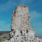 La Torre Blanca de Castelló, derribada tras las lluvias. 