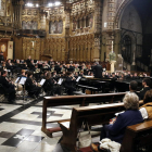 Noventa músicos ofrecieron un concierto inédito en Montserrat. 