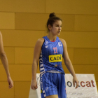 Laia Ribes, en el seu debut de dissabte a la Lliga Femenina.