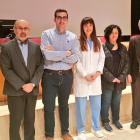 Els consultors ètics de l’Arnau Josep Pifarré, Oriol Yuguero, Amelia Clemente, Maria José Ruiz i Joan Viñas.