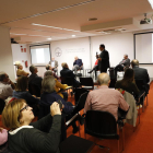 El Col·legi de Advocats de Lleida inauguró ayer la exposición ‘Els nostres papers de Salamanca’. 