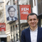 Òscar Ordeig, candidat del PSC per Lleida a les eleccions al Parlament del 14 de febrer.