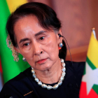 La nobel de la paz y exlíder birmana, Aung San Suu Kyi, en una imagen de archivo.