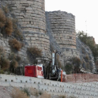 Las obras en la muralla de Saidí. 