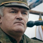 El general serbobosnio Ratko Mladic, en la Guerra de los Balcanes.