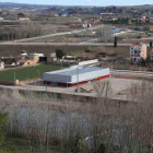 La zona del pabellón del Molí de l’Esquerrà en Balaguer. 