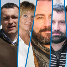 Imagen de los ocho principales candidatos a la demarcación de Lleida