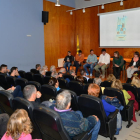 La presentació del nou festival Mil Maneres, ahir a Alcoletge.