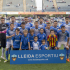 Onze inicial del Lleida de diumenge passat contra l’At. Llevant.