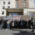 Protestes de col·lectius feministes a favor d’un accés a l’avortament públic, el desembre a Lleida.