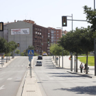 Vistes de l’avinguda Prat de la Riba de Lleida.