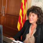 La consellera Teresa Jordà, al explicar ayer los diez proyectos de transformación y sostenibilidad
