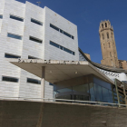 Vistes de l’edifici de l’Audiència de Lleida, al Canyeret.