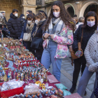 Agramunt celebra su mercado de Navidad con gran de afluencia de público