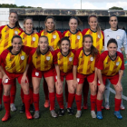 Las tres jugadoras del AEM formaron parte del once inicial de la selección catalana amateur.