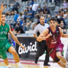 Juani Marcos, durante el partido amistoso disputado ante el Huesca el pasado mes de septiembre.