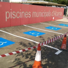 Noves places per minusvàlids a l'aparcament de les piscines d'Alcarràs