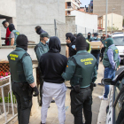 Alguns dels detinguts a Balaguer el passat 25 de maig durant un dels escorcolls.