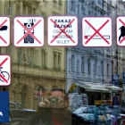 En la República Checa lo tienen claro: no quieren armas en las sucursales bancarias. Foto de Bonaventura Baró.