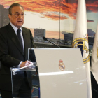 Florentino Pérez, presidente del Real Madrid, en guerra con Tebas.