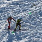 La modalidad de relevos abrió ayer el Campeonato de España, que se celebró sobre abundante nieve en Boí Taüll.