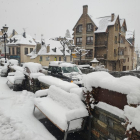 A Vielha va nevar des de la matinada i es van acumular fins a 20 centímetres de neu nova als carrers