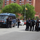 L’incident va provocar un gran desplegament de mossos i urbans.
