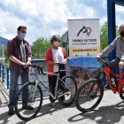 Guàrdia, Lladós y Fàbrega, presentaron ayer Pirineu Outdoor. 