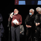 Tricicle, la célebre compañía teatral catalana, recibió el premio en reconocimiento a la trayectoria.