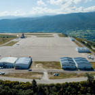 Vista del aeropuerto de La Seu d’Urgell. 