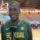 Marième Diop, durant una entrevista amb la selecció senegalesa.