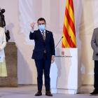 Pla obert de la presentació de les conclusions del Grup de Treball Catalunya 2022 amb el president