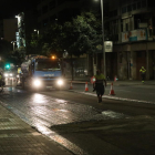 Obras nocturnas de asfaltado en Príncep de Viana y avenida Catalunya 