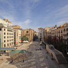 Vista general de la plaça Sant Joan.