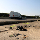 El accidente de moto mortal se produjo la noche del jueves en el km 326,9 de la C-31, en Palamós. 