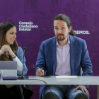 Está previsto que Belarra sea elegida para suceder a Iglesias.