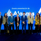 Algunos de los editores, en la presentación de ayer en Madrid.