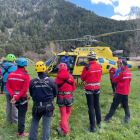 Imagen de archivo de un taller de rescate de los Bomberos de Andorra.